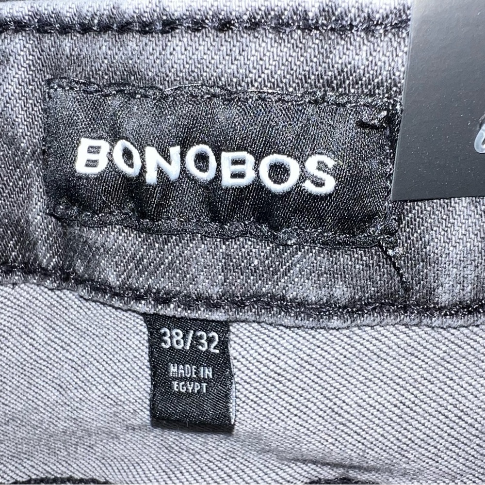 NWT $98 Bonobos Stretch lightweight jeans 38x32 dark gray - Picture 11 of 12